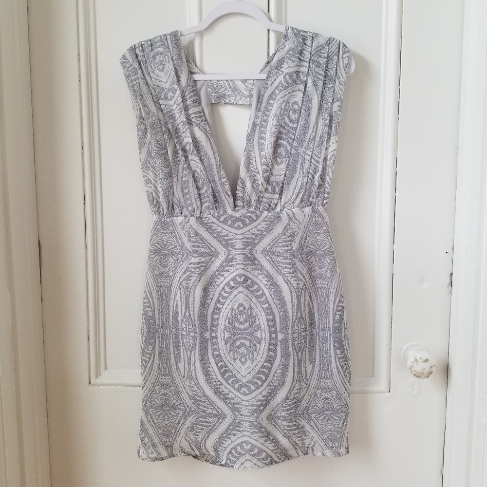 Plunging Neckline, Backless Cocktail Dress